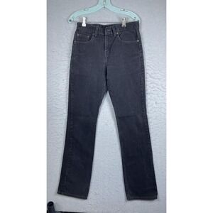 Vintage Levis 505 Jeans Boys 7 Gray Regular Fit Straight Leg Denim Pants USA